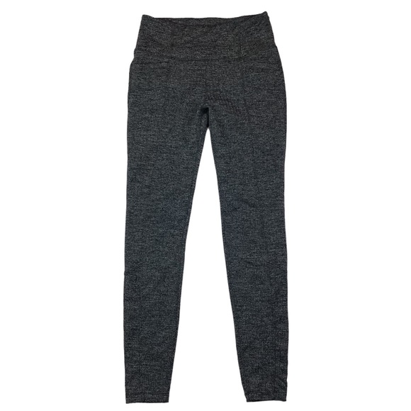 Athleta Herringbone Leggings w Side Pockets Black - Picture 10 of 12